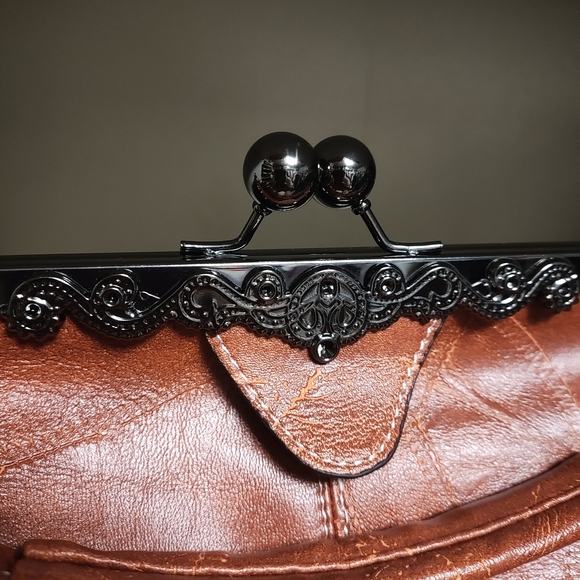 Source Unknown Vintage-Style Brown Shoulder Bag - Picture 2 of 9